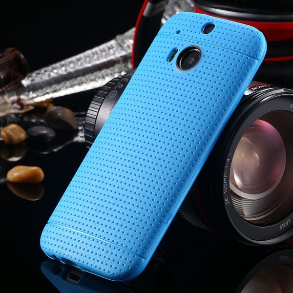 M8 Case Slim Phone Cover For Htc One M8 Back Phone Shell Perfectly 1991600215-3-light blue