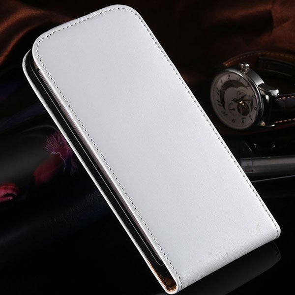 M8 Genuine Leather Case Vertical Flip Phone Cover For Htc One M8 F 1820561444-2-White