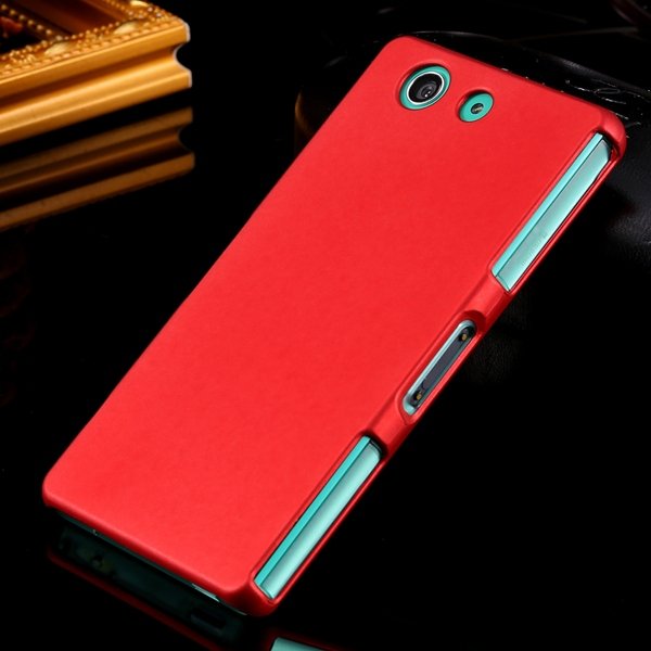 Z3 Mini Hard Case Ultra Slim Mat Lubricating Smooth Cover For Sony 32281411985-2-red