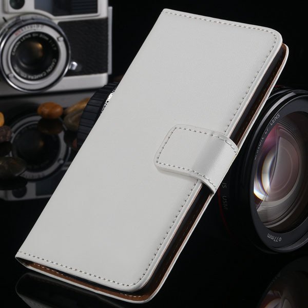 Luxury Genuine Leather Case For Lg Optimus G3 D830 D850 D831 Flip 1993890390-2-white