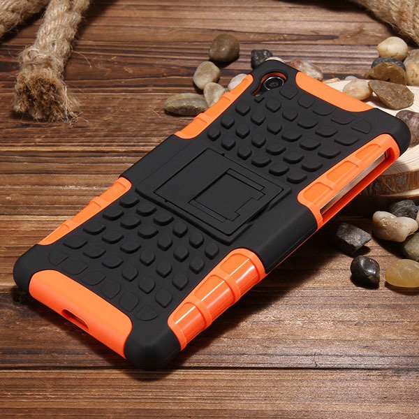 Z2 Armor Case Heavy Duty Back Cover For Sony Xperia Z2 L50W D6503 32274455562-5-orange