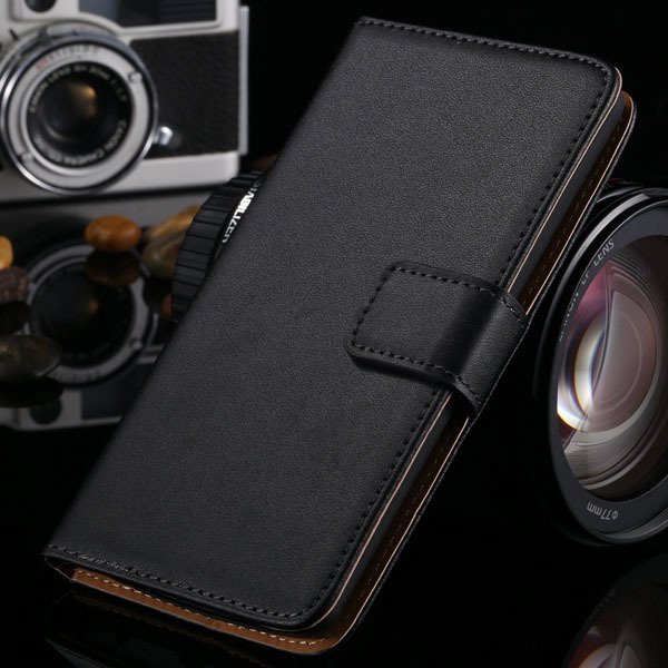 Classic Genuine Leather Case For Lg G3 D830 D850 D831 Optimus Flip 1993893512-1-black