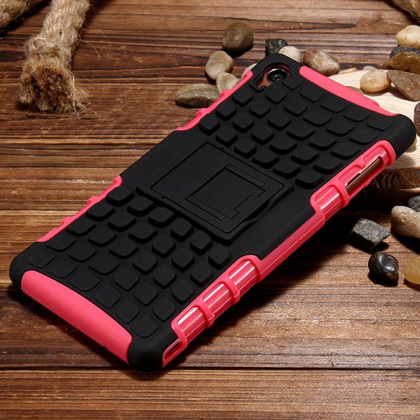 Z3 Armor Case Heavy Duty Back Cover For Sony Xperia Z3 D6616 Hard 32274190232-1-pink