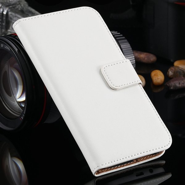 For M8 Genuine Leather Case Flip Cover For Htc One M8 Full Bag Wit 1821629990-2-white