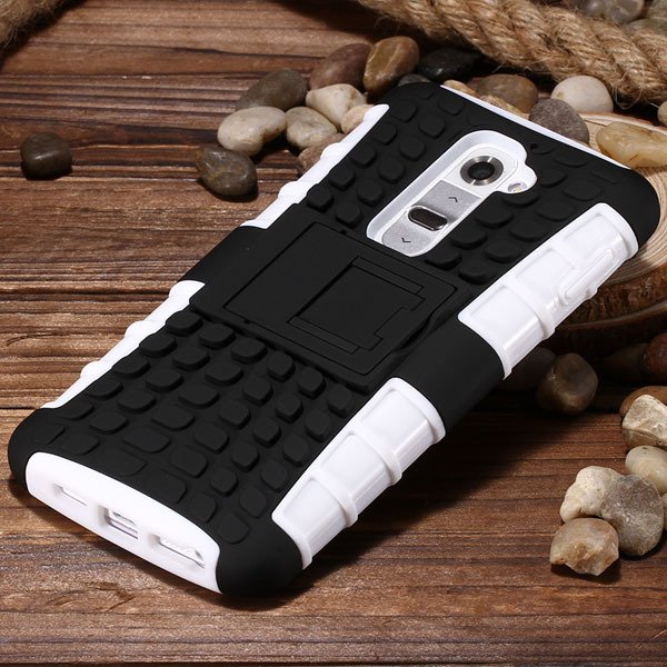 G2 Armor Case Heavy Duty Hybrid Cover For Lg G2 Optimus D802 D801 32274018481-1-white