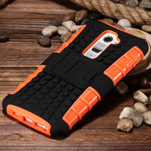 G2 Armor Case Heavy Duty Hybrid Cover For Lg G2 Optimus D802 D801 32274018481-4-orange