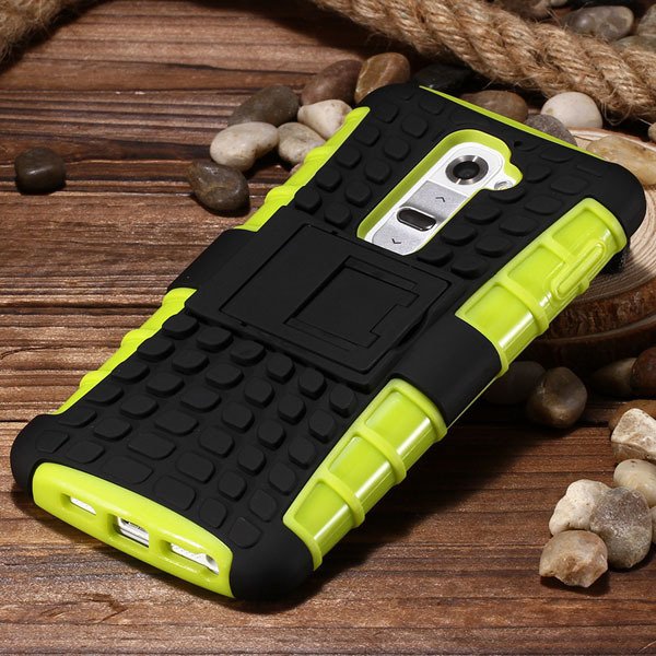 G2 Armor Case Heavy Duty Hybrid Cover For Lg G2 Optimus D802 D801 32274018481-6-green