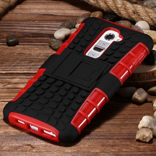 G2 Armor Case Heavy Duty Hybrid Cover For Lg G2 Optimus D802 D801 32274018481-8-red