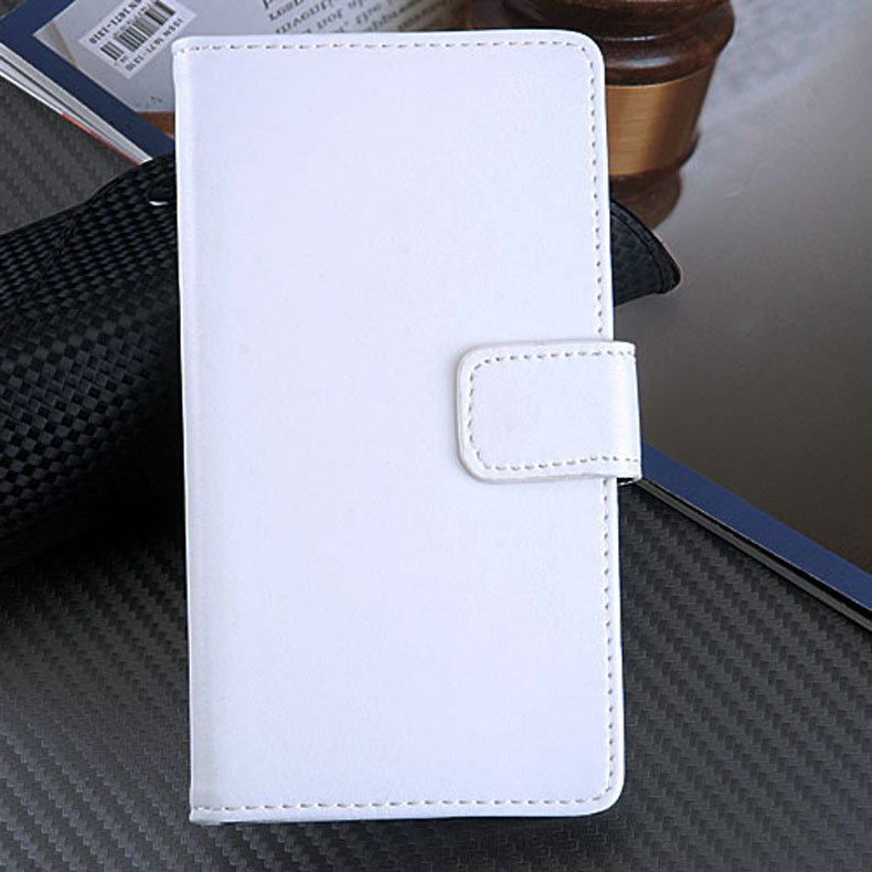 Genuine Leather Case For Sony Ericsson Xperia Z L36H Flip Cover Wi 32264415085-2-white