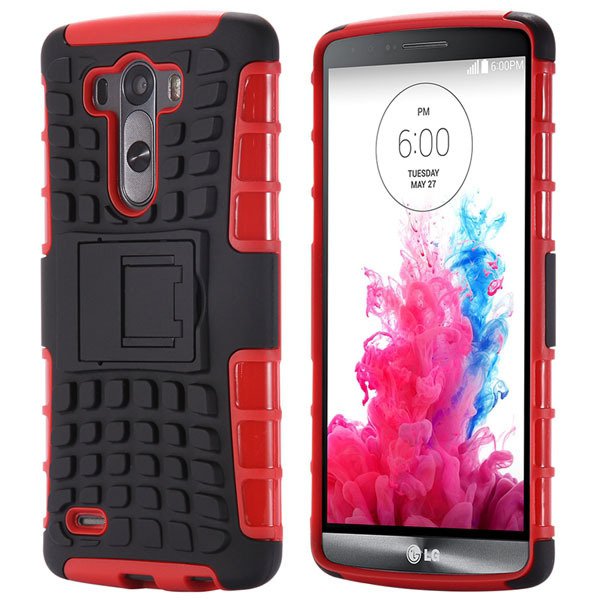 G3 Hybrid Case Heavy Duty Armor Cover For Lg G3 D850 D855 Slim Bac 32274379695-3-red