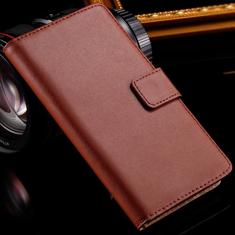 Z3 Wallet Leather Case With Magnetic Buckle For Sony-Ericsson Xper 32276680677-4-brown