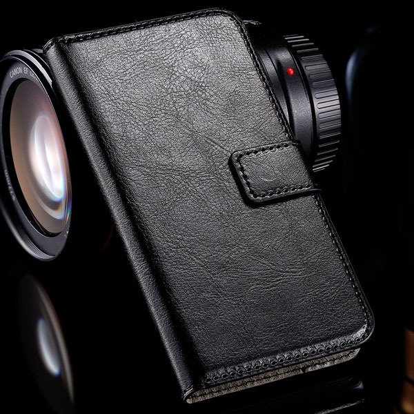 M2 Luxury Pu Leather Case Flip Wallet Book Cover For Sony Xperia M 32283749003-1-black