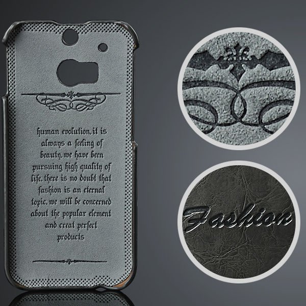 M8 Luxury Pu Leather Case Card Insert Back Cover For Htc One M8 Sl 32237276794-3-black