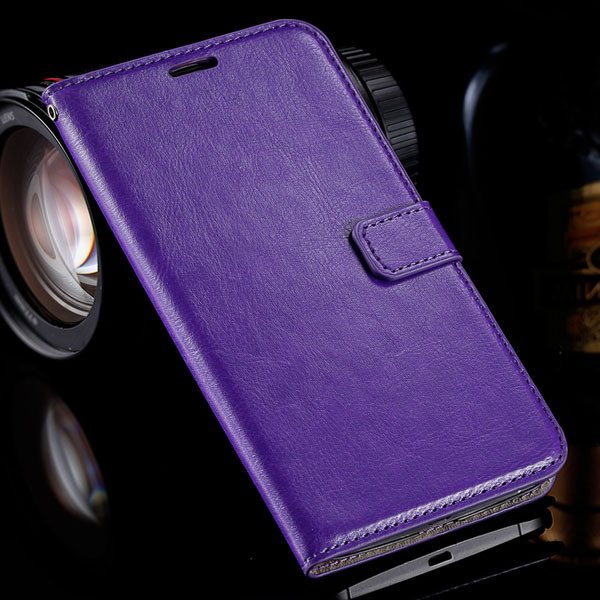 For Nexus 6 Flip Wallet Case Pu Leather Cover For Motorola Google 32284888066-4-purple