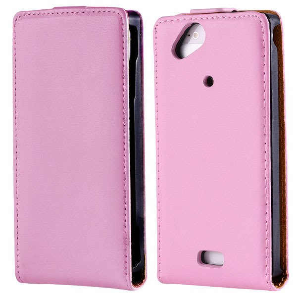 For Sony X12 Genuine Leather Case Full Protect Cover For Sony Eric 32290469783-3-pink