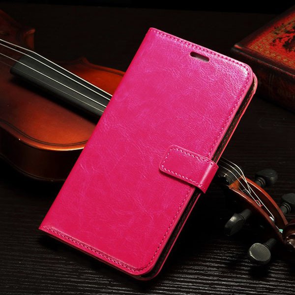 Mate 7 Pu Leather Case Card Slot Wallet Cover Case For Huawei Asce 32295039184-5-rose
