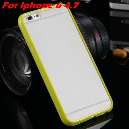 New Arrival Slim Colorful Tpu Clear Case For Iphone 6 4.7'' Phone 2018245815-8-grass green For I6