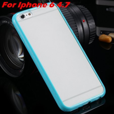 New Arrival Slim Colorful Tpu Clear Case For Iphone 6 4.7'' Phone 2018245815-9-light green For I6