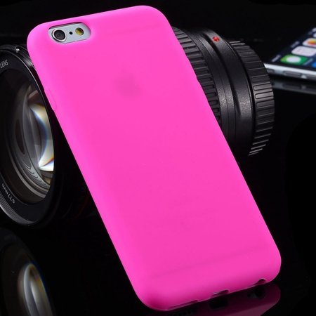 New Arrival Cute High Quality Silicone Soft Case For Iphone 6 4.7"" 2051298000-4-Hot Pink