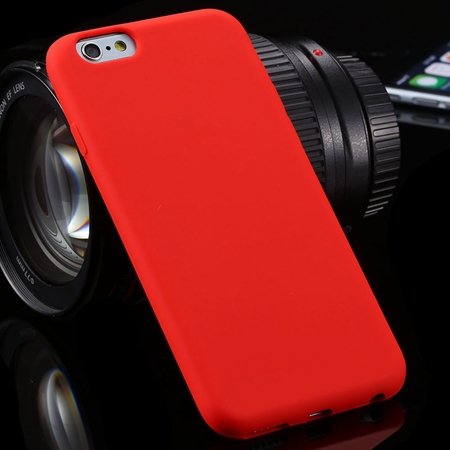 New Arrival Cute High Quality Silicone Soft Case For Iphone 6 4.7"" 2051298000-6-Red