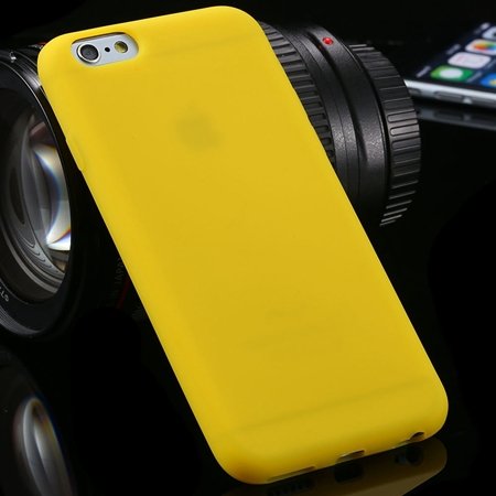 New Arrival Cute High Quality Silicone Soft Case For Iphone 6 4.7"" 2051298000-8-Yellow
