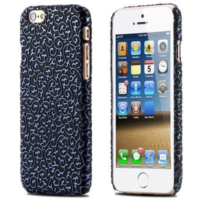 Super Luxury Classic 3D Flower Case For Iphone 6 Leather Case Pu H 32258483499-4-Blue