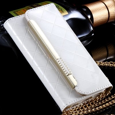 Luxury Bling Crystal Diamond Pu Leather Case For Iphone 6 4.7"" Fli 32256612559-2-White
