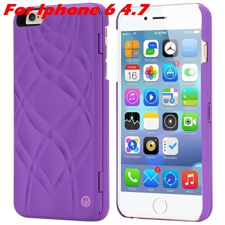 Fashion Lady Necessary 3D Water Flip Pu Leather Case For Iphone 6 32282429199-2-Purple For Iphone 6