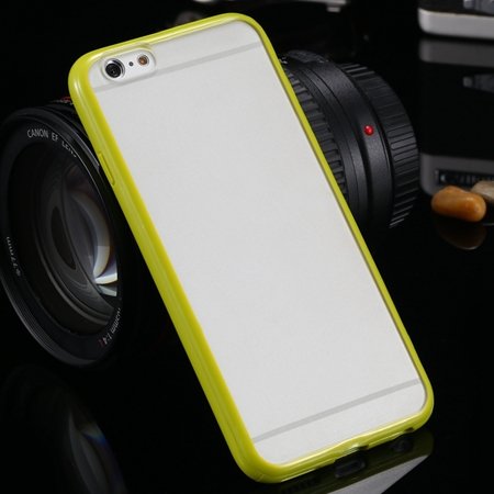 Hot Big Mat Pc + Tpu Clear Case For Iphone 6 4.7Inch Transparent H 32227317446-8-Grass Green