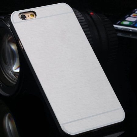 Luxury Brushed Metal Case For Iphone 6 4.7Inch Hard Phone Cases Sl 32226321434-8-Sliver