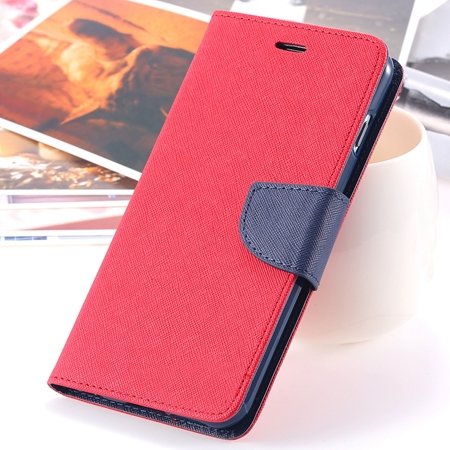 Retro Fashionable Flip Pu Leather Case For Iphone 6 Case 4.7"" Luxu 2028613606-5-Red