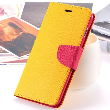 Retro Fashionable Flip Pu Leather Case For Iphone 6 Case 4.7"" Luxu 2028613606-6-Yellow
