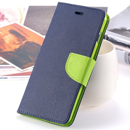 Retro Fashionable Flip Pu Leather Case For Iphone 6 Case 4.7"" Luxu 2028613606-8-Dark Blue