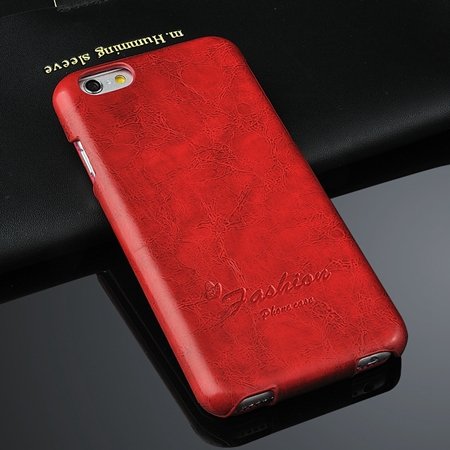 Retro Luxury Oil Wax Soft Pu Leather Case For Iphone 6 4.7Inch Fli 2045594722-5-Red