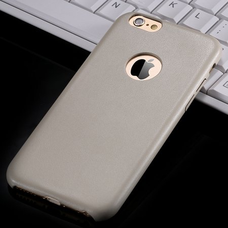 For Iphone 6 Hard Back Original Case Gold Luxury Pu Leather Case F 32271719815-3-Cream