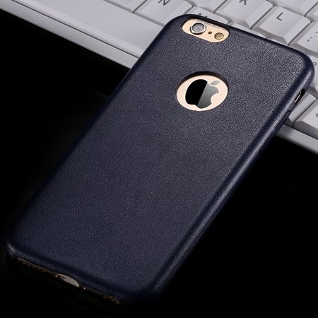 For Iphone 6 Hard Back Original Case Gold Luxury Pu Leather Case F 32271719815-7-Blue