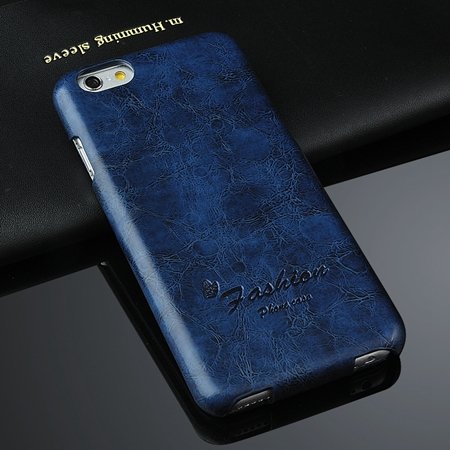 New Year Luxury Wax Feeling Flip Leather Case For Iphone 6 4.7Inch 2045590088-4-Blue