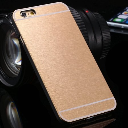 Newest Luxury Aluminum Metal Brush Case For Iphone 6 4.7"" Cell Pho 2050897523-5-Gold