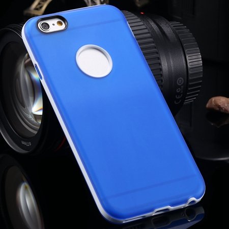 New Arrival Cute Double Color Tpu Soft Case For Iphone 6 4.7"" Flex 2041638945-5-Blue