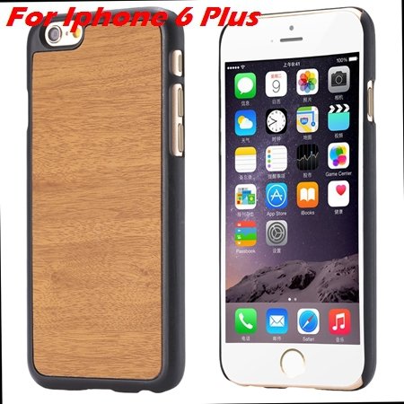 Luxury Retro Wood Grain Hard Case For Iphone 6 4.7"" Deluxe Fashion 32253933772-9-Yellow For I6 Plus