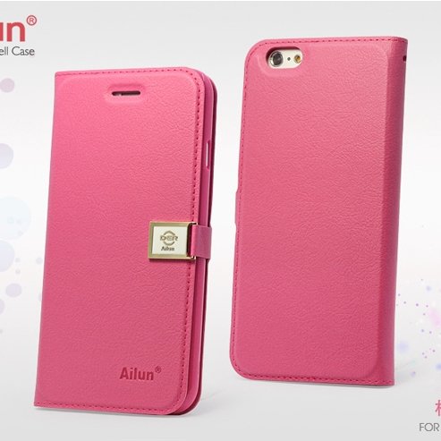 For Iphone 6 Case Retro Luxury Pu Leather Case For Iphone 6 4.7Inc 32262101666-6-Hot Pink