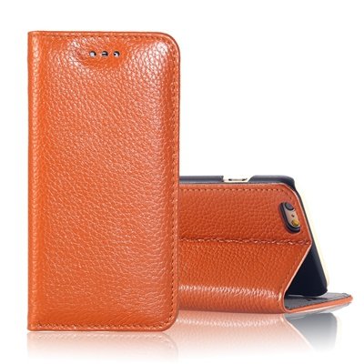 Vintage Elegent Lychee Pattern Pu Leather Case For Iphone 6 4.7"" F 32259828402-6-Brown