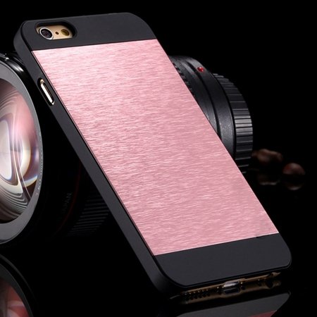 For Iphone 6 Case Luxury Retro Aluminum Bursh Metal Case For Iphon 32270600915-7-Pink