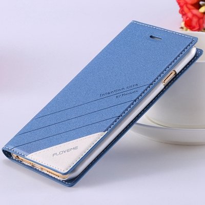 Retro Luxury Flip Pu Leather Case For Iphone 6 4.7Inch Original Ts 32265690549-2-Blue