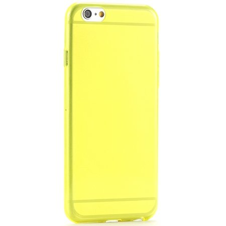 Ultra Thin 0.3Mm Flexible High Clear Tpu Soft Case For Iphone 6 4. 2039105537-2-Yellow