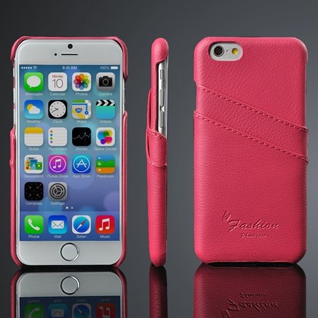 2015 New Year Retro Luxury Pu Leather Case For Iphone 6 4.7Inch Ha 2045849735-3-Hot Pink