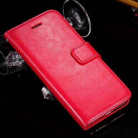 2015 Newest Luxury Convenient Stand Wallet Flip Pu Leather Case Fo 2045572300-4-Hot Pink