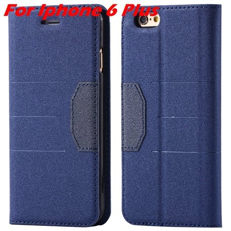Cool Soft Feeling Pu Leather Case For Iphone 6 / Iphone 6 Plus Fli 32255922393-1-Blue For Iphone 6