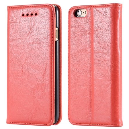 Soft Feel Original Pu Leather Case For Iphone 6 Flip Case Book Sta 32253957865-2-Orange