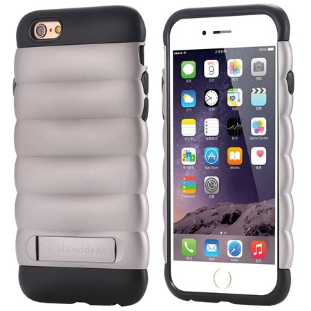 Cute Luxury Pc+ Tpu Hybird Armor Case For Iphone 6 4.7Inch Mobile 32302464039-2-Dark Gray